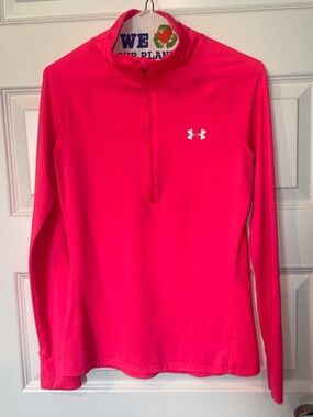 Women’s Under Armour Hot Pink Half-Zip Training Top